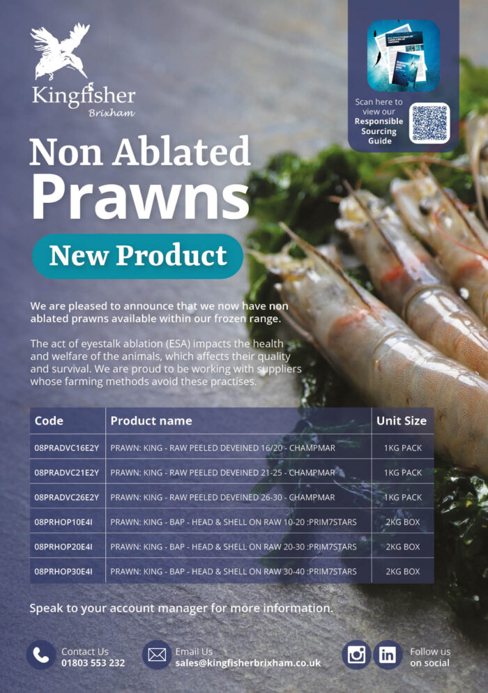 Non ablated prawns listing